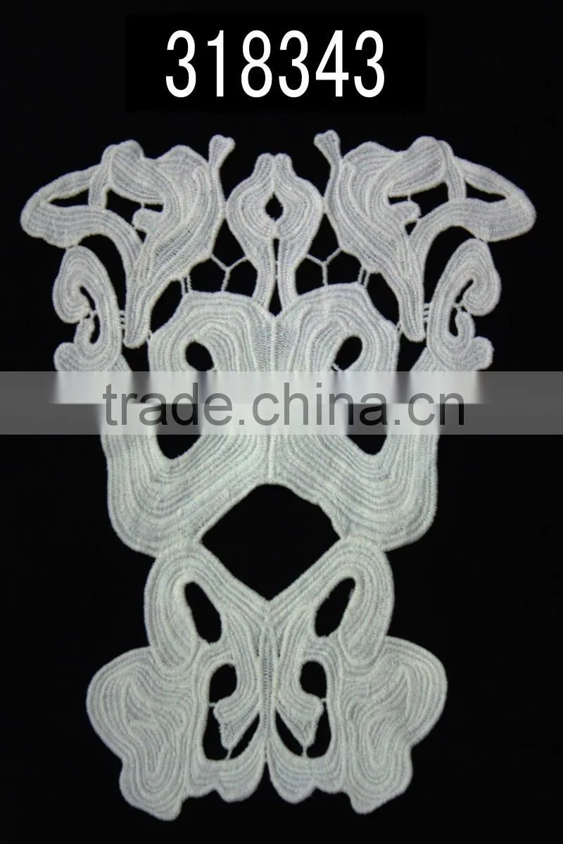 Hot sale embroidery collar crochet neck lace for women garment