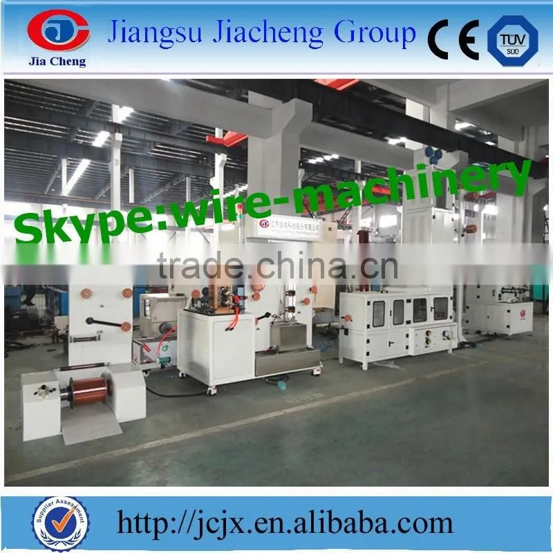 flat copper wire rolling annealing and tinning equipment