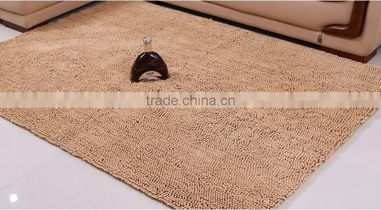 machine made microfiber chenille carpet