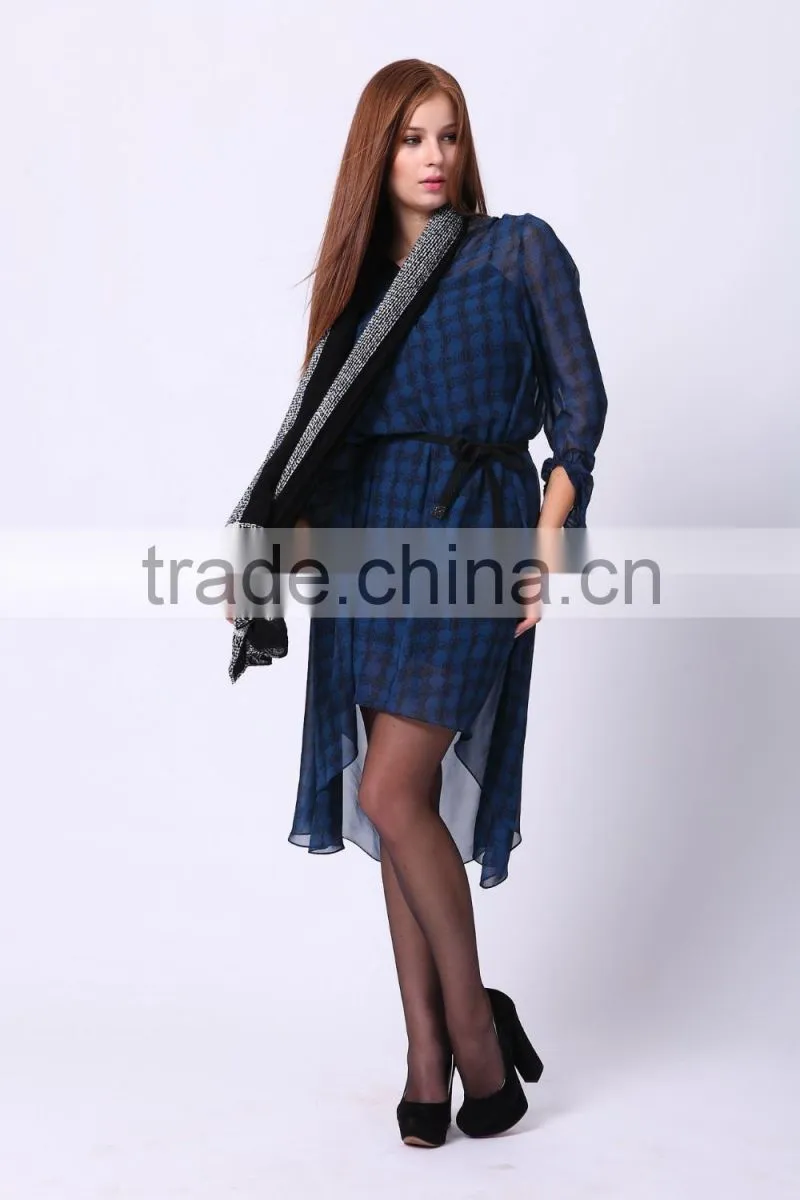 2016 PRETTY STEPS winter collections high quality new chiffon dress elegant mature ladies dress