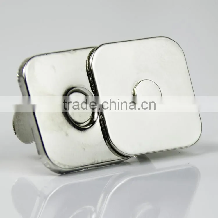18mm Brushed bronze Bag snap magnetic snap button in brass and iron material