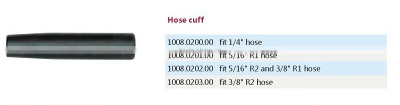 Various types of wire braids high pressure hose
