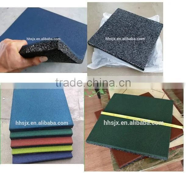 paving machine for rubber surface and rubber tiles machine maker