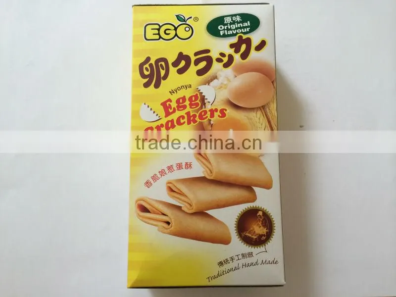Traditional hand made coconut flavour egg cracker