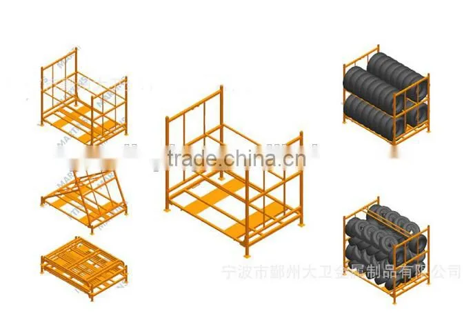 Australia Metal tire display stand with wheels