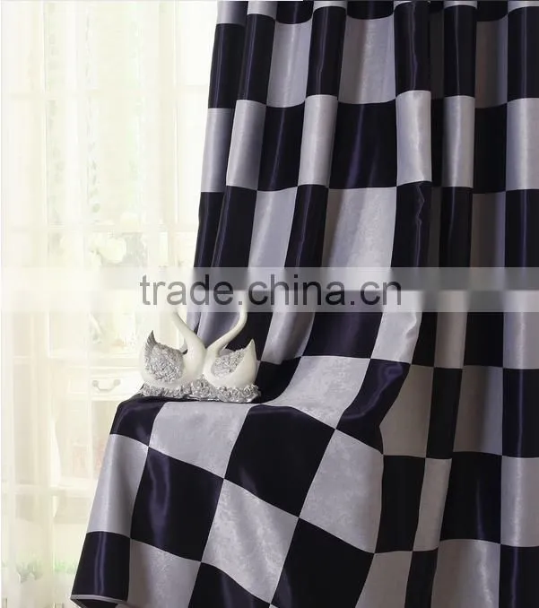 white black checks pattern very cheap curtains window curtains