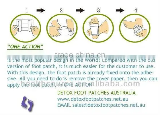 2013 new product for Top quality healthy detox Foot Patches