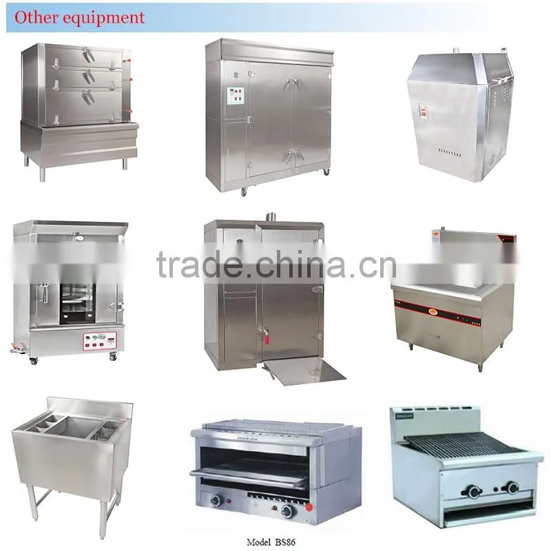 Commercial kitchen stainless steel overshelf of bench