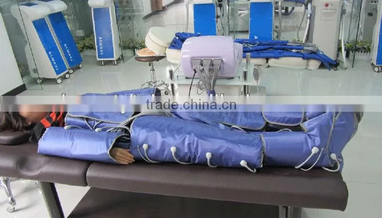 High quality air pressure&far infrared&ems 3 in 1 pressotherapy lymphatic massage machines