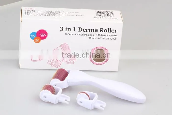 Newest 1200/600/180 Disk Needles Micro Derma Beauty Roller 3 In 1