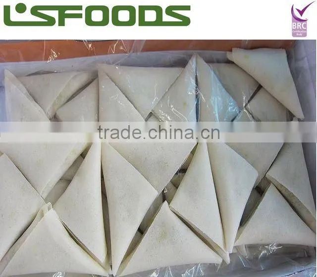 Frozen Curry Triangle Samosas spring rolls