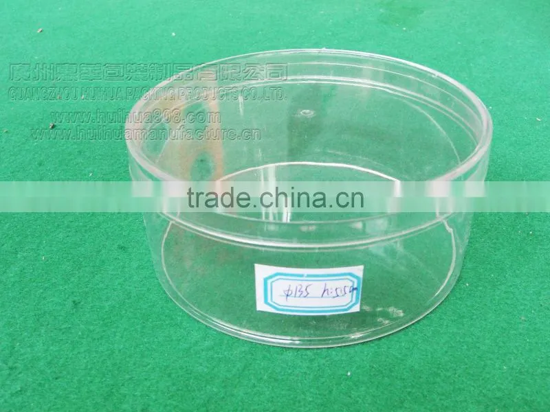round clear cheese cake box