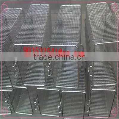 Medical 304 316 stainless steel disinfecting basket made in Anping