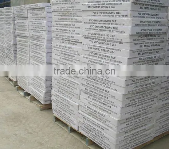 pvc gypsum ceiling board for home insulation