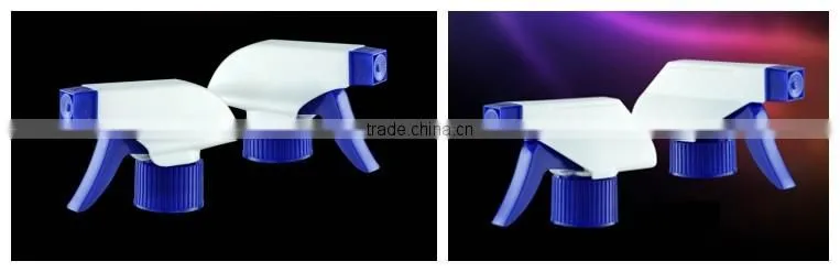 Plastic trigger sprayer for bottle