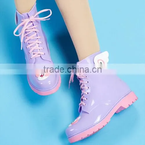 2017 New Design 3D PVC Martin Boots