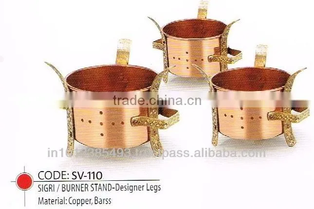 Sigri Copper Brass with Designer Legs