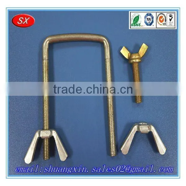 China manufacturer galvanized grade 10.9 u bolt,galvanized steel u bolts,metric square u bolts