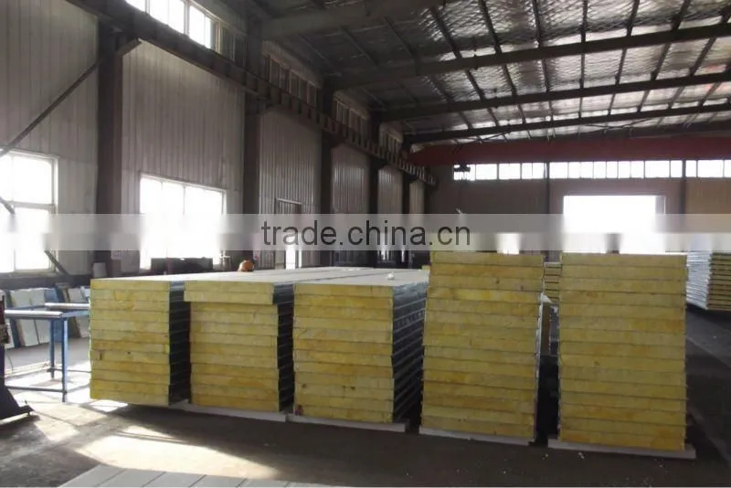 color steel glass fiber insulated sandwich panel