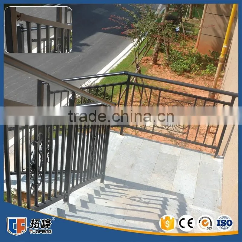 High quality galvanized steel handrail easily install factory manufacture