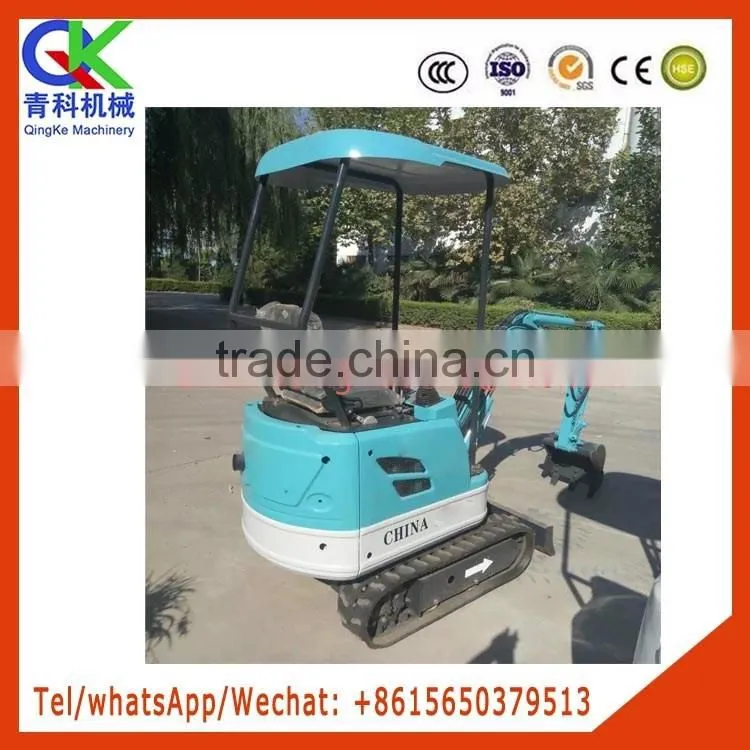 agriculture track trench excavator with various drill head