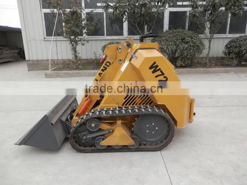hot sale W720/W720T KOHLER engine mini Track skid loader with CE