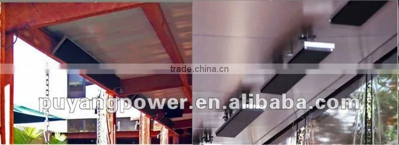 Outdoor 4000W infrared radiant heater