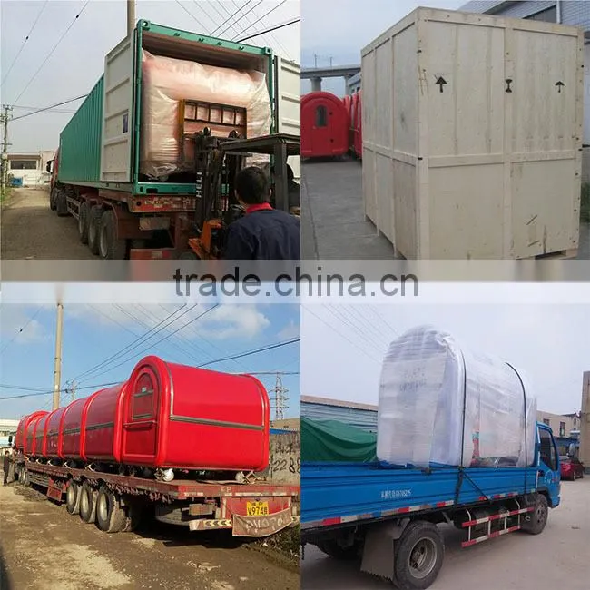 food catering trailer/mobile kitchen truck for sale/food service trailer