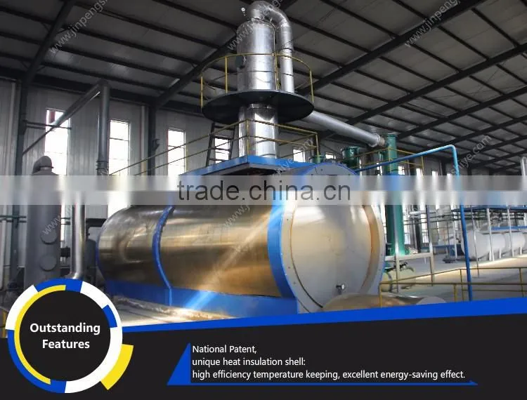 CE and ISO Waste Oil to Desel Distillation Plant from Shangqiu JINPENG