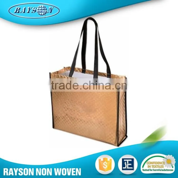New Products 2016 Dubai Manufacturer Custom Dust Pp Tote Handbag