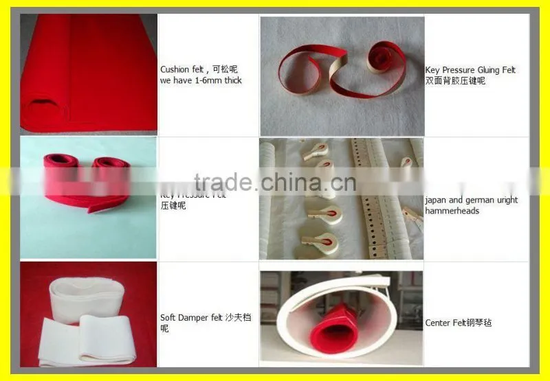 Wholesale different thickness piano Rolking Felt of cylinder head gasket