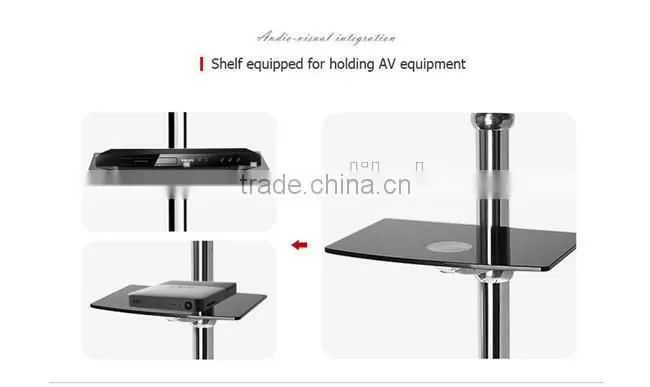 LCD LED TV Stand with Universal Mounting System Stainless Steel TV Stand