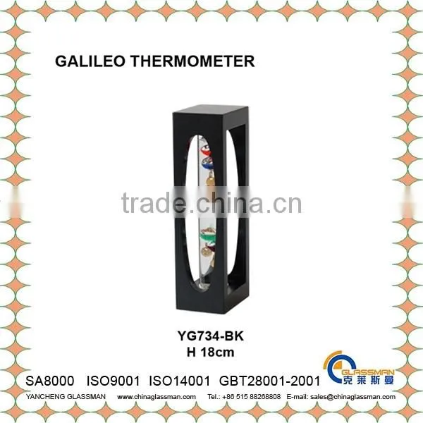best popular desktop decoration galileo thermometer YG734-BK