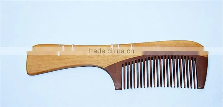 Hair Comb Handmade Natural Wooden Combs with Anti-static & No Snag Handmade Brush for Beard