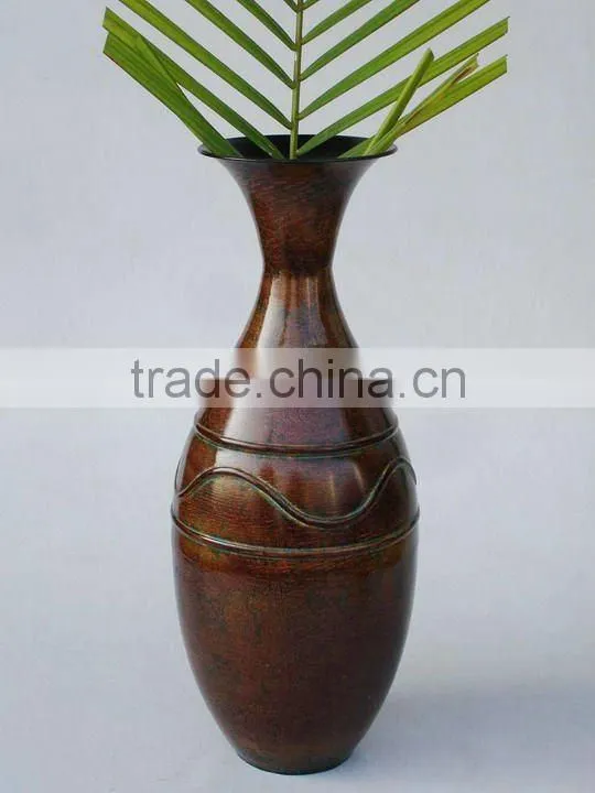 Metal Bottle Vases