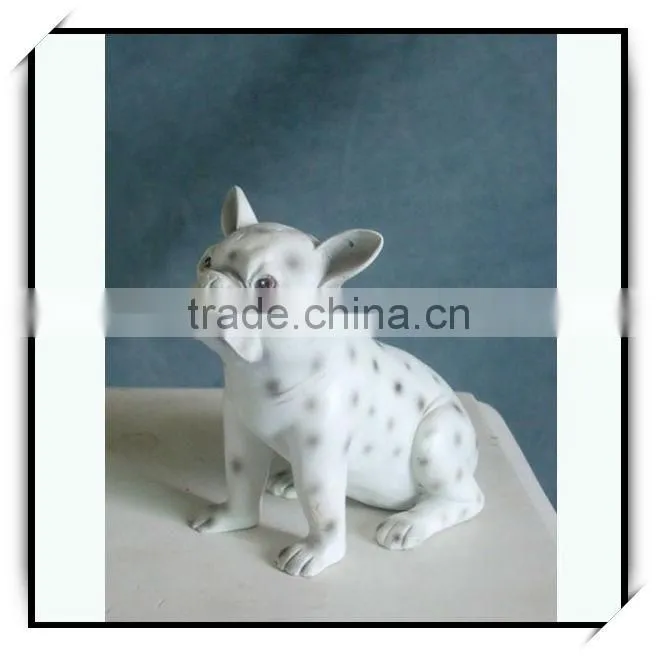 Spotty dog garden decor outdoor statuary