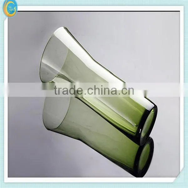 colorful cylinder glass vase