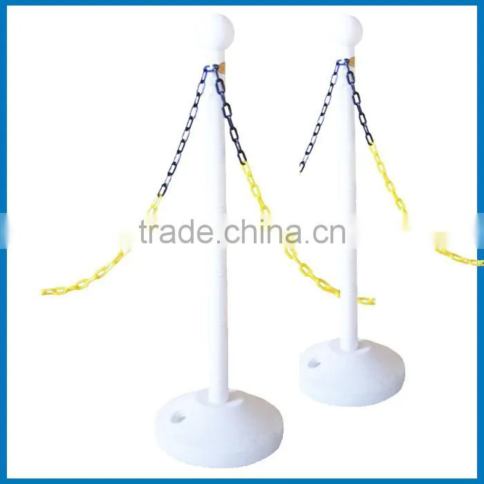 Roadway safety Warning Post plastic stanchion