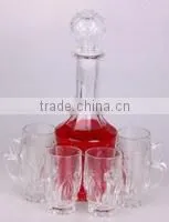 Hot Summer Glass Wine Bottle Set Of Lower Price And Vivid Impression