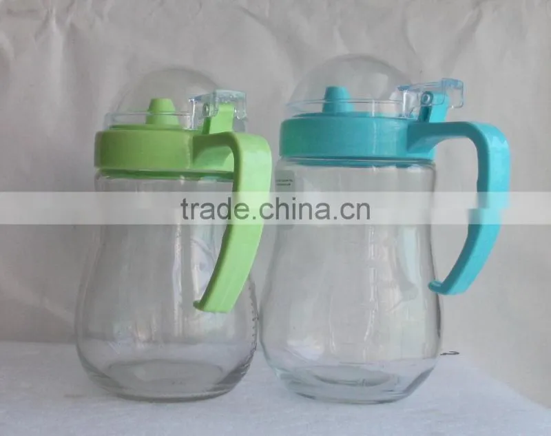 550ml High quality colorful glass pots