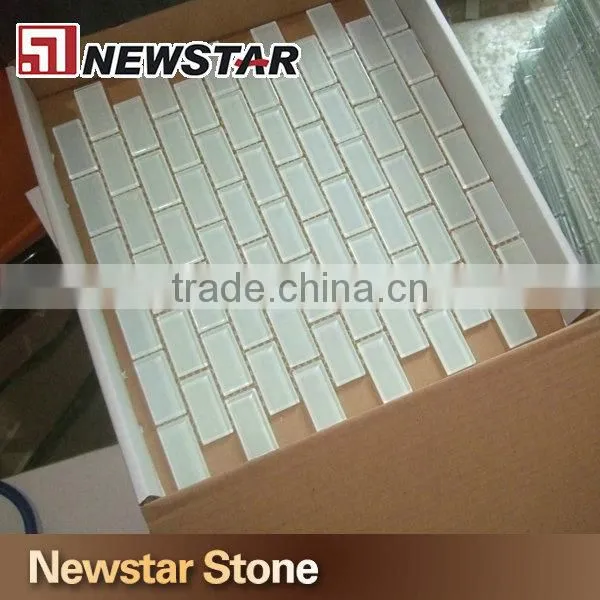Simple design glass mosaic