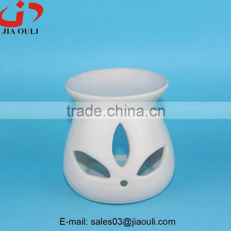 BSCI Audit Factory Gifts & Decor Ceramic Mini Oil Warmer Tealight Candle Holder, Fragrance Oil Warmer Lamp