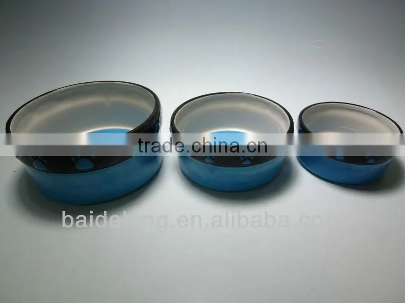 Round Ceramic Pet Bowl
