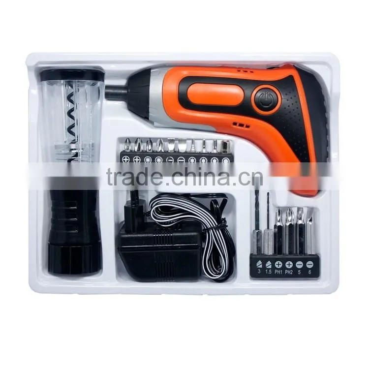 New design electric screwdriver with wine opener bottle opener