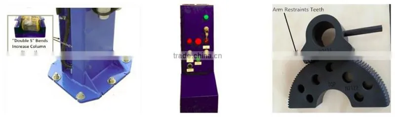 8 folding post direct drive auto car lift