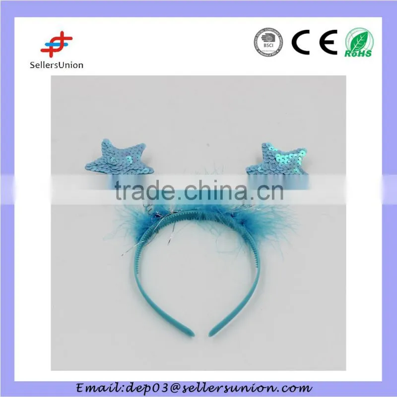 Sequined Star Holiday Party Dedicated Accessories Baby Hair Band
