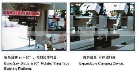 CNC Band Saw SH-25.CNC with Wheel Dia.&Width 900X60mm and Minimum Cutting Radius 50mm and Saw Width 13mm