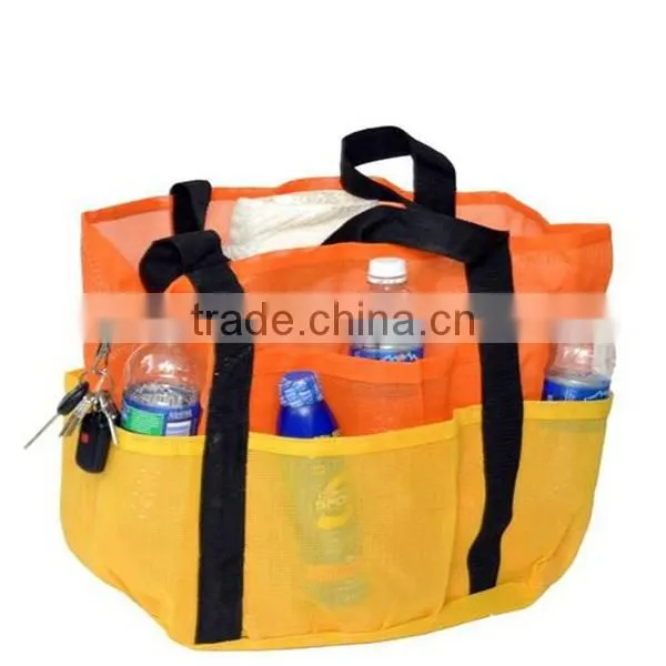 Family Travel Stylish Beach Mesh Tote Bag