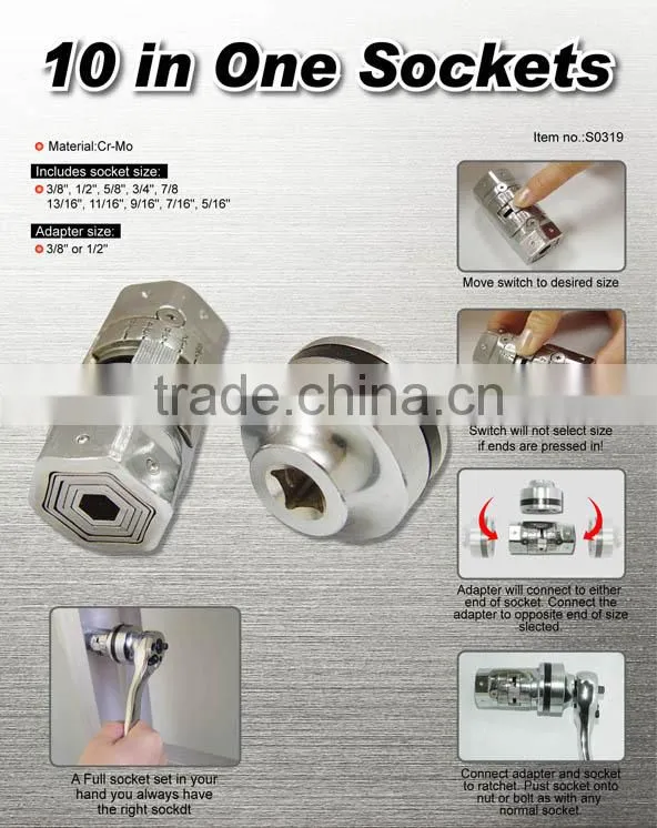 10 in One Sockets