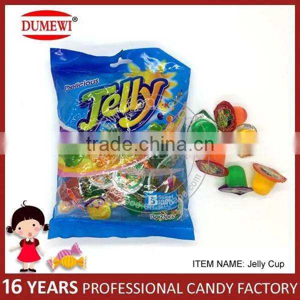 Fruit Jelly Cup with Multiple Flavors